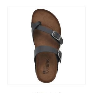 WHITE MOUNTAIN GRACIE LEATHER FOOTBEDS SANDAL